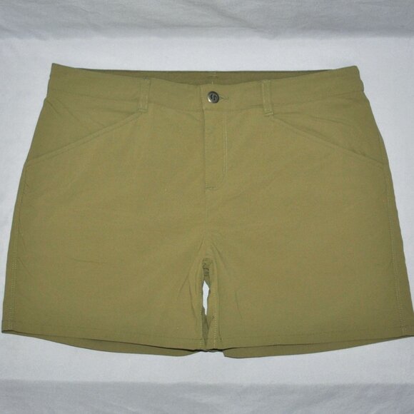 Patagonia Worn Wear Shorts Women's Size 12 Green - Picture 2 of 11
